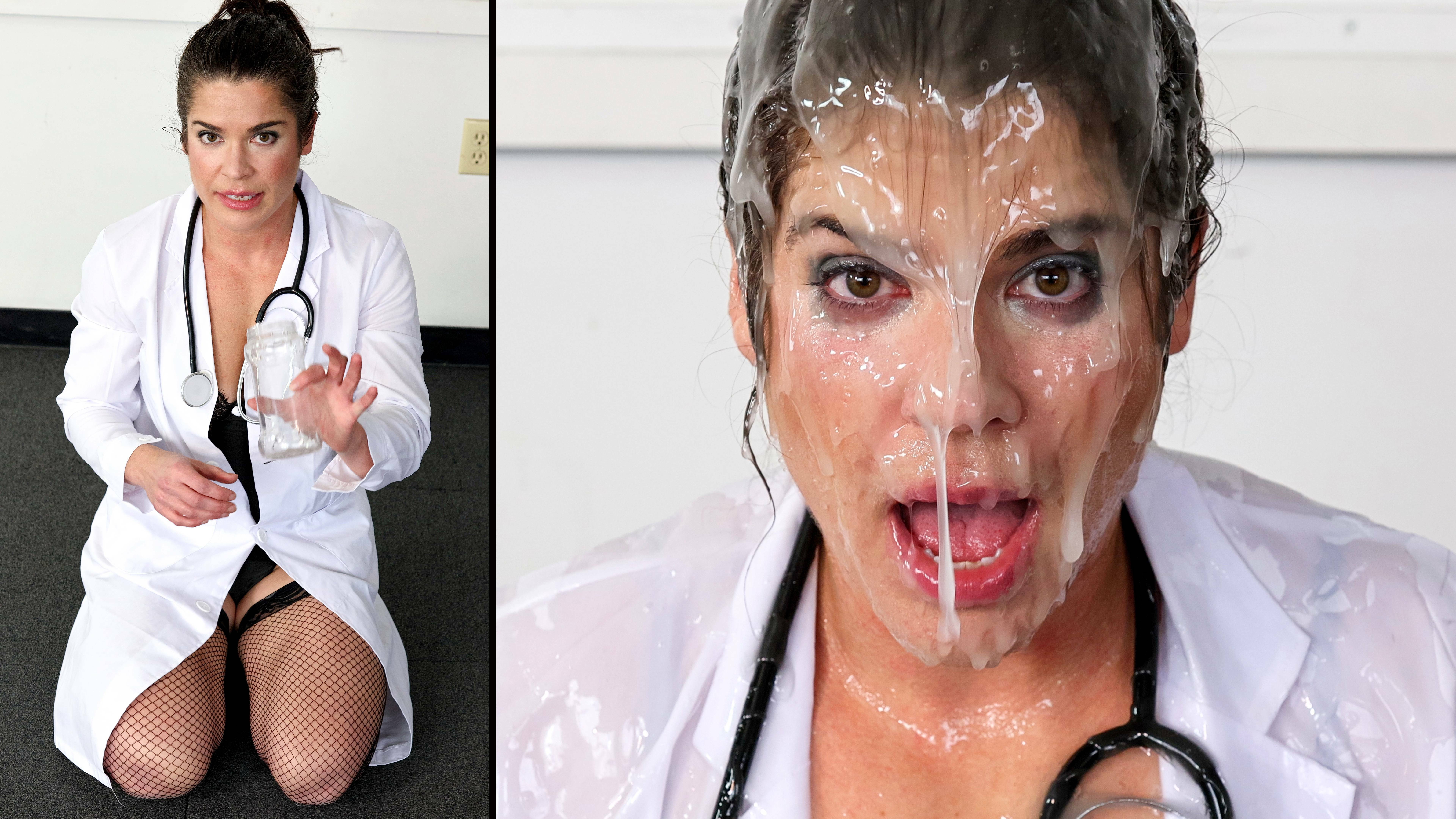 Before and after bukkake — 11